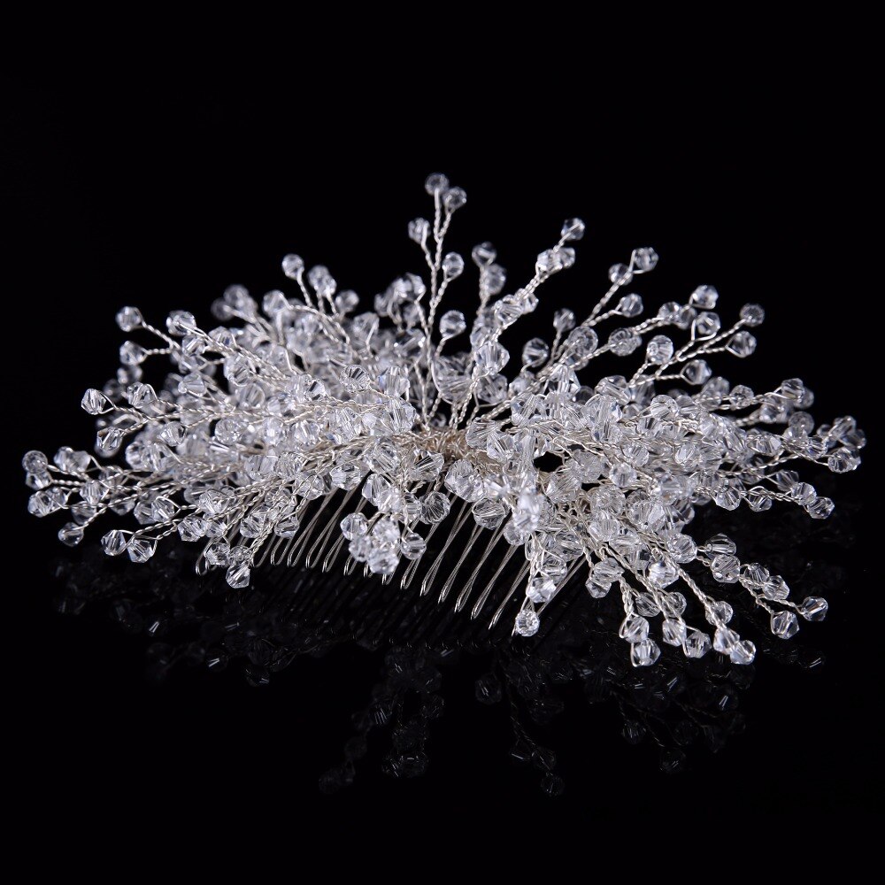 2020 Elegant Wedding Bridal Hair Accessories Jewelry Handmade Crystal Rhinestone Bridal Party Prom Pageant Hair Comb Hairpins