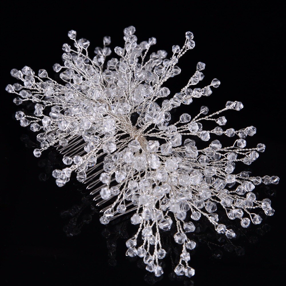 2020 Elegant Wedding Bridal Hair Accessories Jewelry Handmade Crystal Rhinestone Bridal Party Prom Pageant Hair Comb Hairpins
