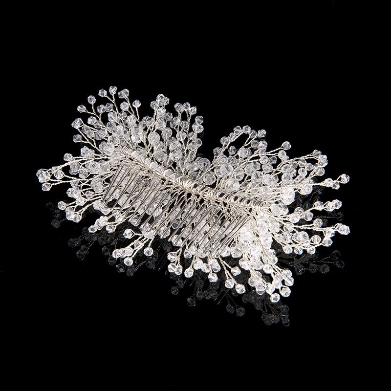 2020 Elegant Wedding Bridal Hair Accessories Jewelry Handmade Crystal Rhinestone Bridal Party Prom Pageant Hair Comb Hairpins