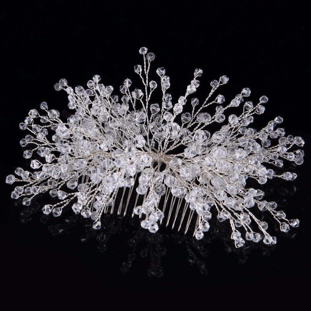2020 Elegant Wedding Bridal Hair Accessories Jewelry Handmade Crystal Rhinestone Bridal Party Prom Pageant Hair Comb Hairpins