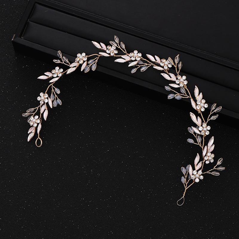 Trendy Wedding Tiara Golden Flowers Leaves Crystal Head Band Bride Wedding Hair Accessories Princess Head Band Wedding Headwear Trendy Wedding Tiara Golden Flowers Leaves Crystal Head Band Bride Wedding Hair Accessories Princess Head Band Wedding Headwear